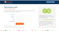 Desktop Screenshot of micampus.com